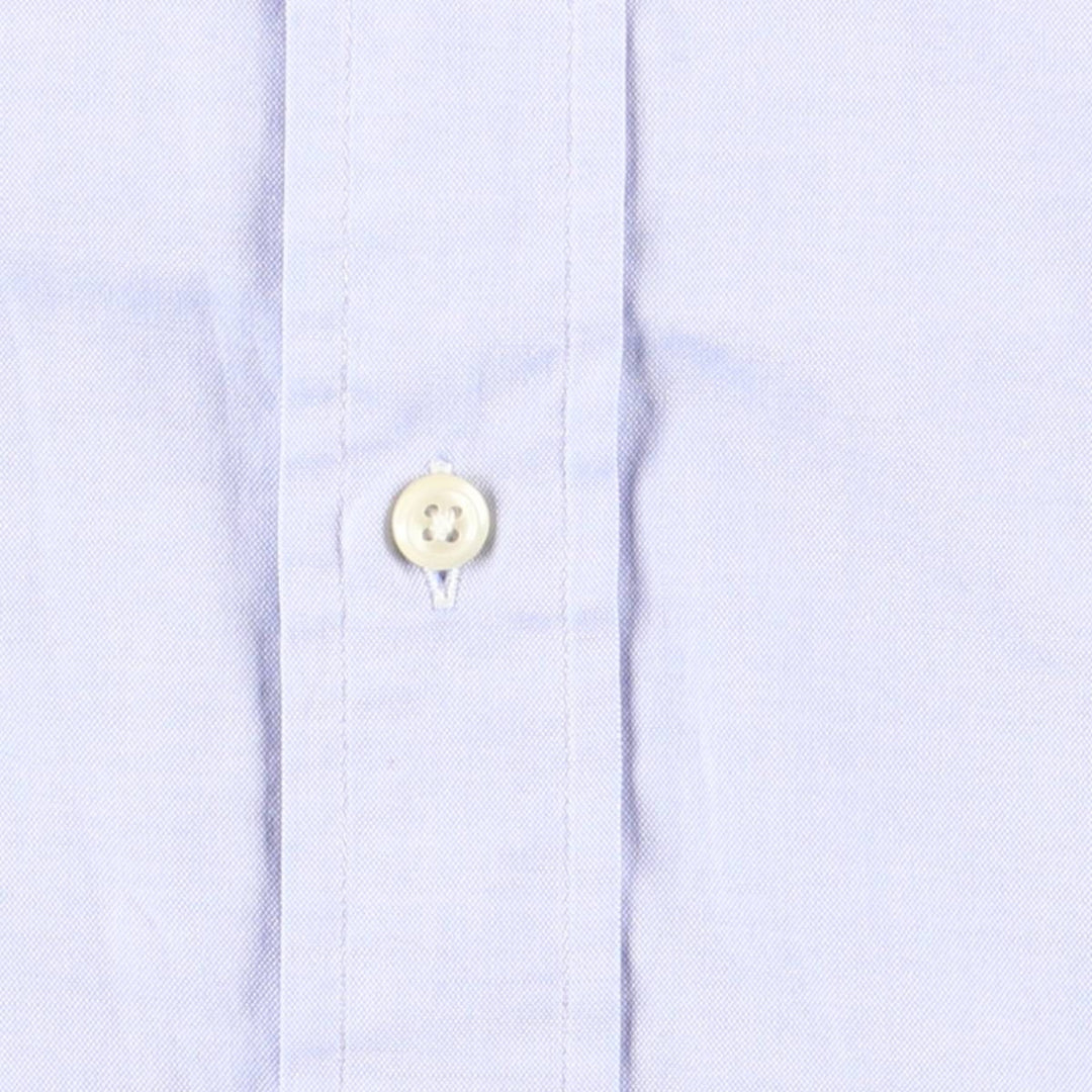 Ralph Lauren YARMOUTH long sleeve button down shirt, men's size M cotton Blue type light blue Vintage Second Hand