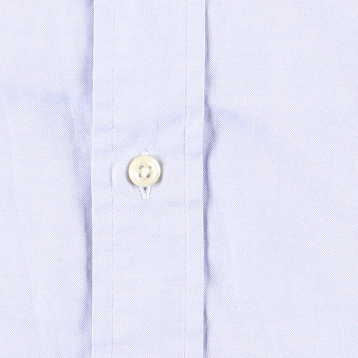 Ralph Lauren YARMOUTH long sleeve button down shirt, men's size M cotton Blue type light blue Vintage Second Hand