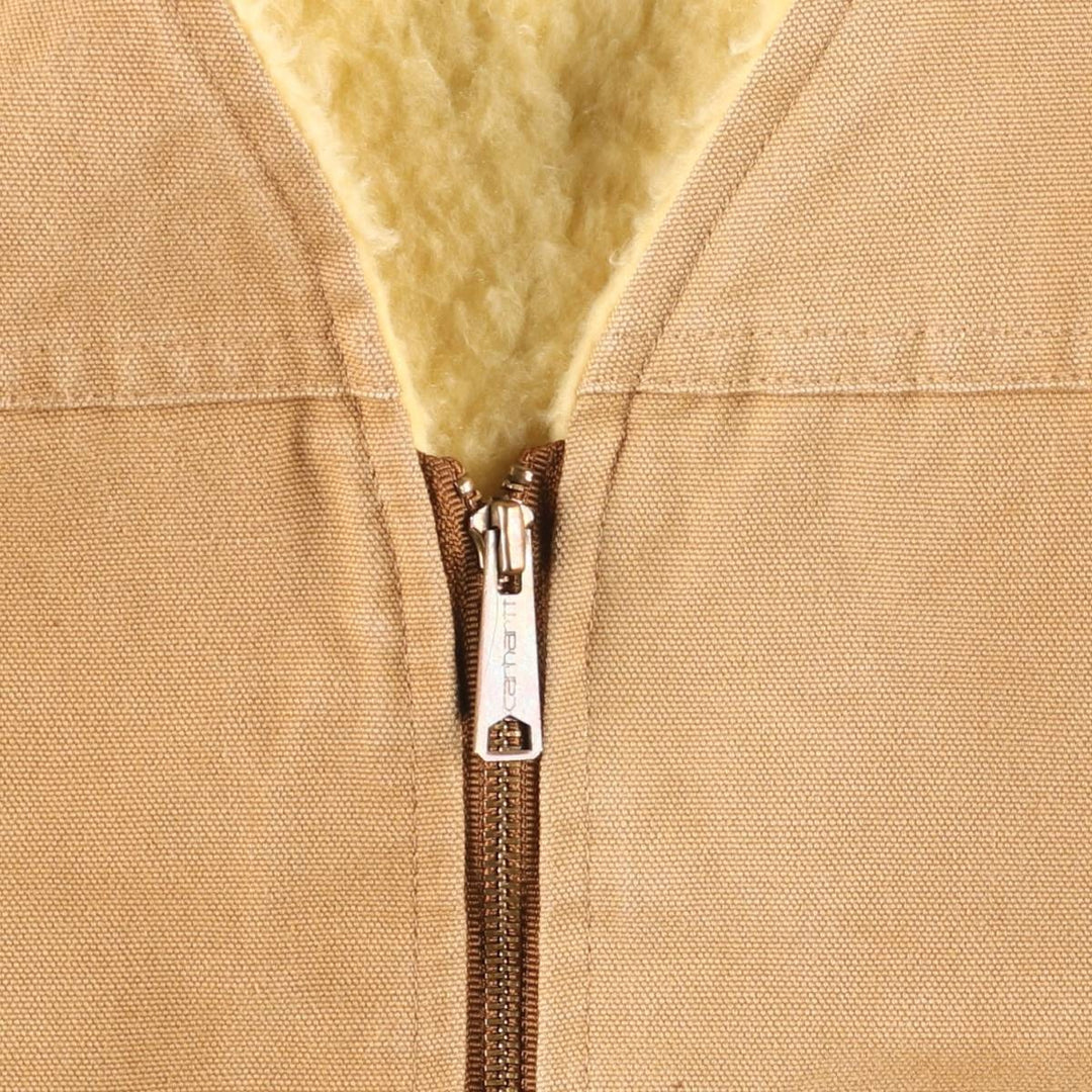 Vintage Carhartt Duck Vest, Men's Size L unclear Beige type Vintage Second Hand