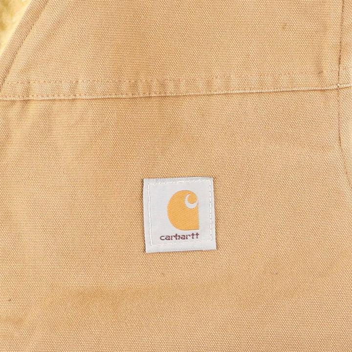 Vintage Carhartt Duck Vest, Men's Size L unclear Beige type Vintage Second Hand