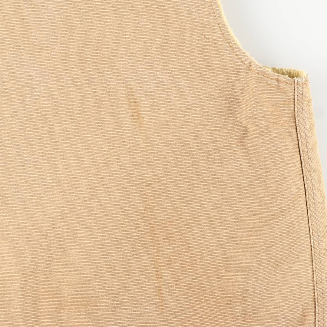 Vintage Carhartt Duck Vest, Men's Size L unclear Beige type Vintage Second Hand