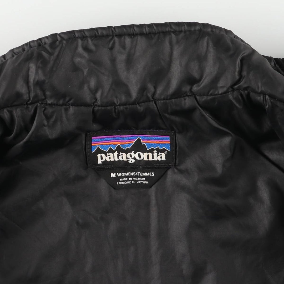 Patagonia Nano Puff Jacket 84217SP17, Insulated Jacket, Puffer Jacket, Women's Size M (approx.) polyester black type Vintage Second Hand