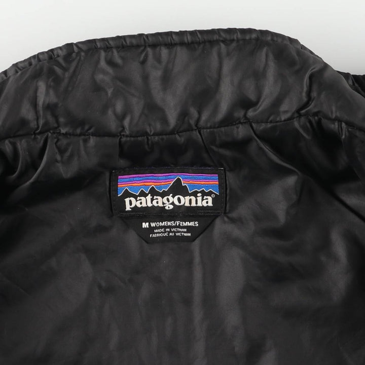 Patagonia Nano Puff Jacket 84217SP17, Insulated Jacket, Puffer Jacket, Women's Size M (approx.) polyester black type Vintage Second Hand