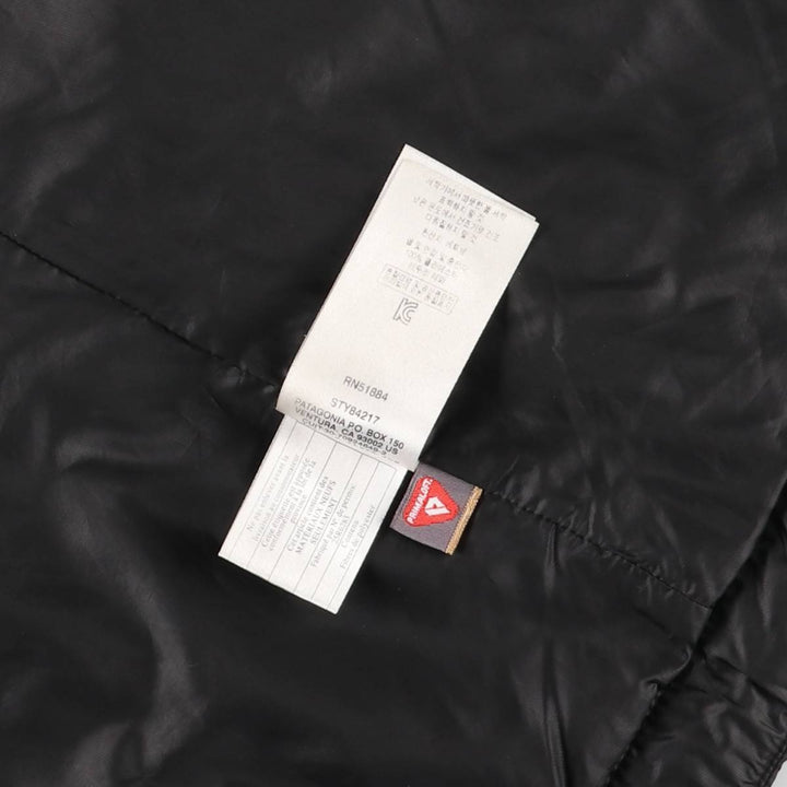 Patagonia Nano Puff Jacket 84217SP17, Insulated Jacket, Puffer Jacket, Women's Size M (approx.) polyester black type Vintage Second Hand
