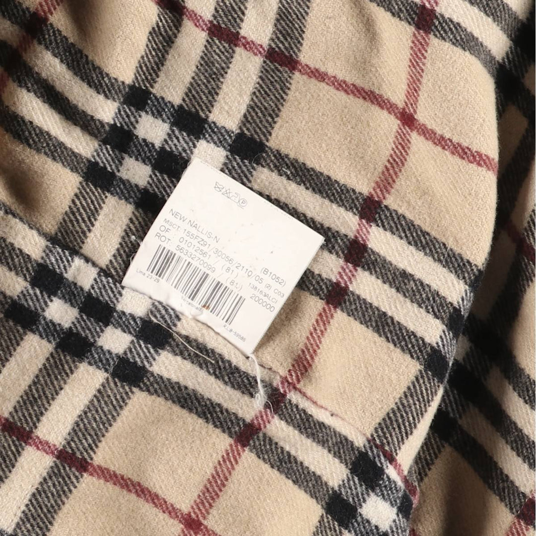 Burberry's BURBERRY LONDON padded jacket puffer jacket men's XXL size cotton Beige type Vintage Second Hand