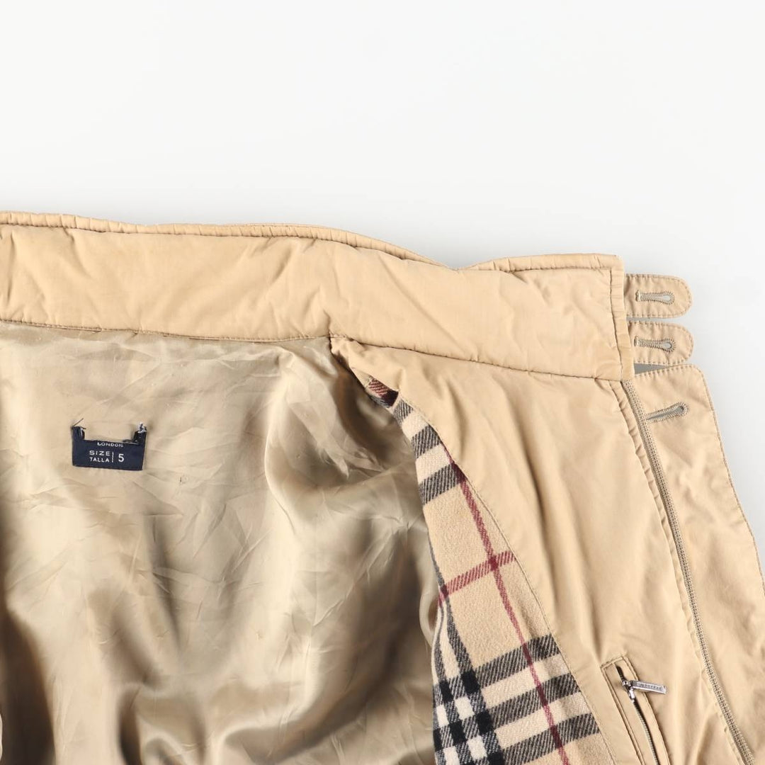 Burberry's BURBERRY LONDON padded jacket puffer jacket men's XXL size cotton Beige type Vintage Second Hand