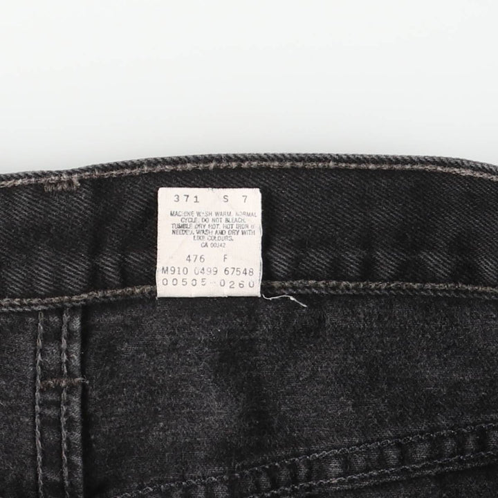 90'S Levi's 505 Regular Fit Straight Leg Black Denim Tapered Denim Pants, Made in Canada, Men's Size W34 cotton black type Vintage Second Hand