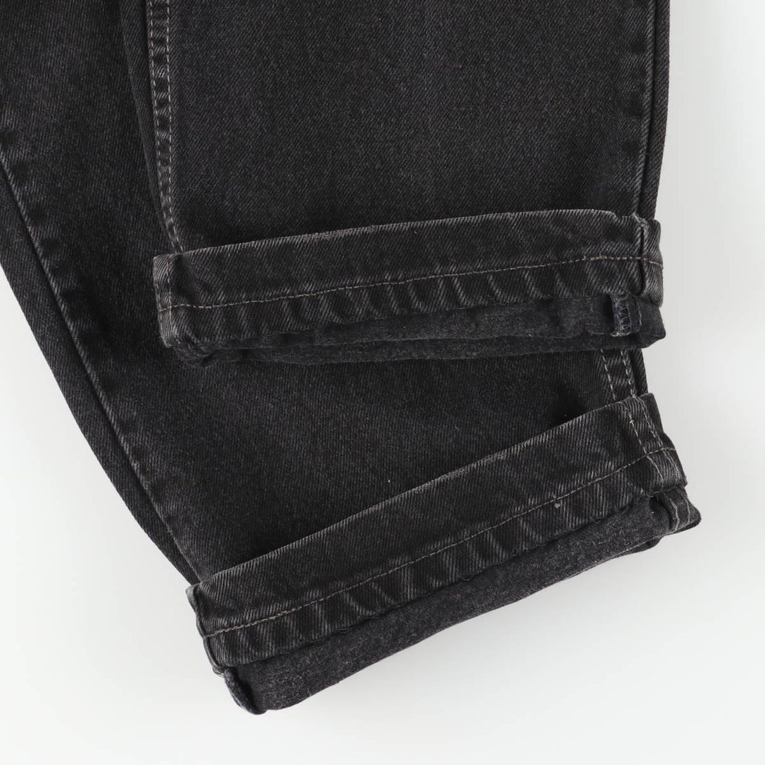 90'S Levi's 505 Regular Fit Straight Leg Black Denim Tapered Denim Pants, Made in Canada, Men's Size W34 cotton black type Vintage Second Hand