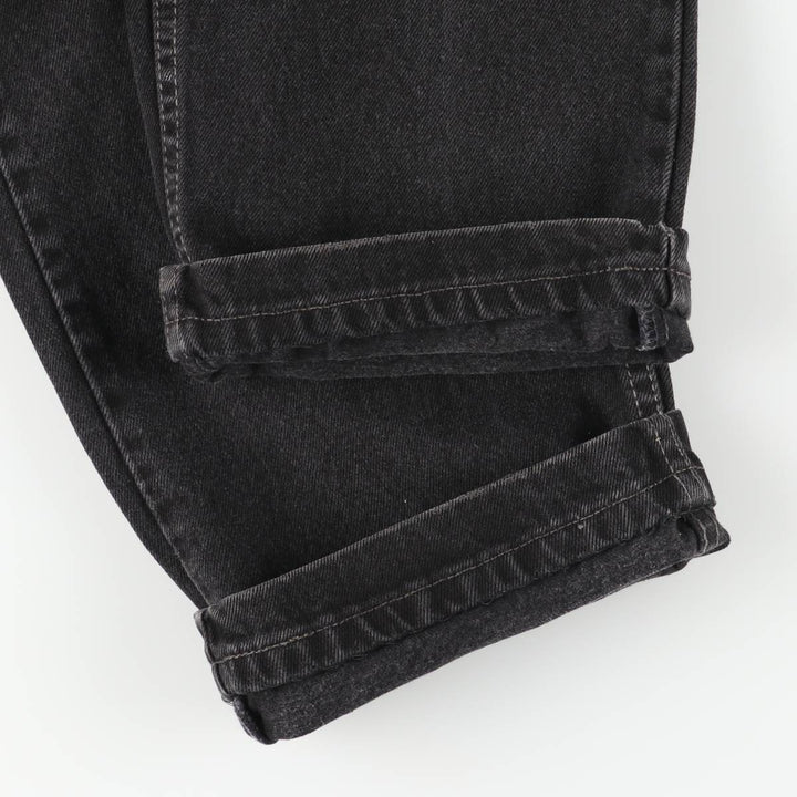 90'S Levi's 505 Regular Fit Straight Leg Black Denim Tapered Denim Pants, Made in Canada, Men's Size W34 cotton black type Vintage Second Hand