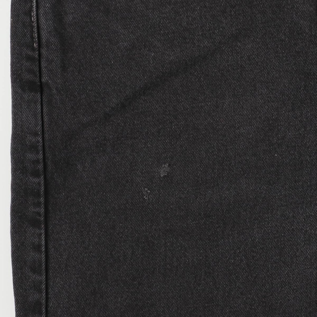 90'S Levi's 505 Regular Fit Straight Leg Black Denim Tapered Denim Pants, Made in Canada, Men's Size W34 cotton black type Vintage Second Hand