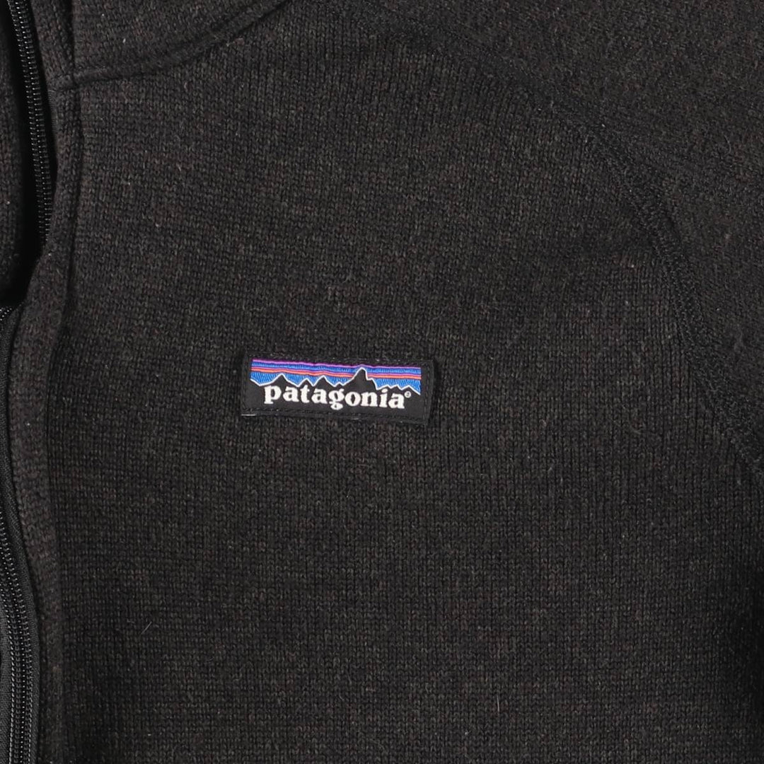 Patagonia Better Sweater 25542FA18 Fleece Jacket, Women's Size L (approx.) polyester black type Vintage Second Hand