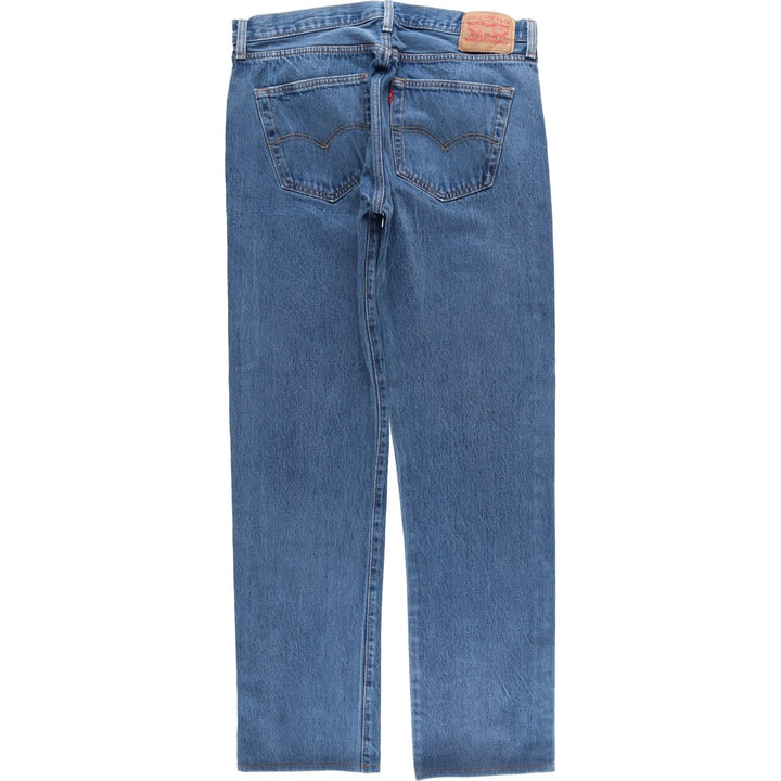 Levi's 501 straight denim pants for men, size W34 unclear blue type Vintage Second Hand