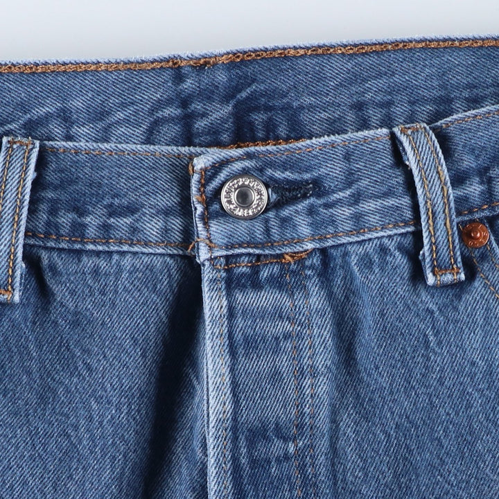 Levi's 501 straight denim pants for men, size W34 unclear blue type Vintage Second Hand