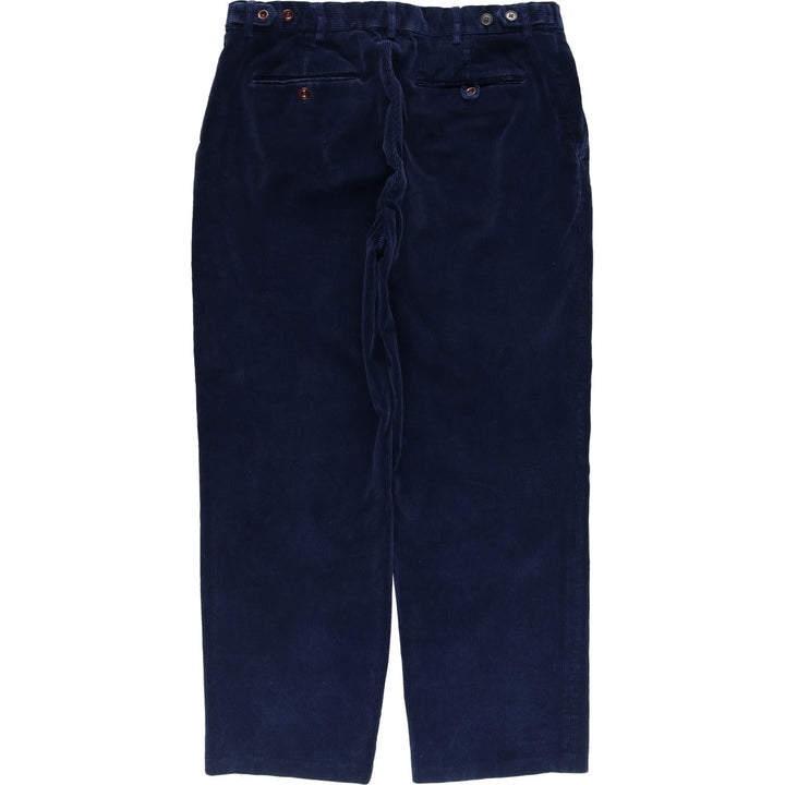 Ralph Lauren Polo by Ralph Lauren Men's Corduroy Pants, Size W34 cotton navy blue type Vintage Second Hand