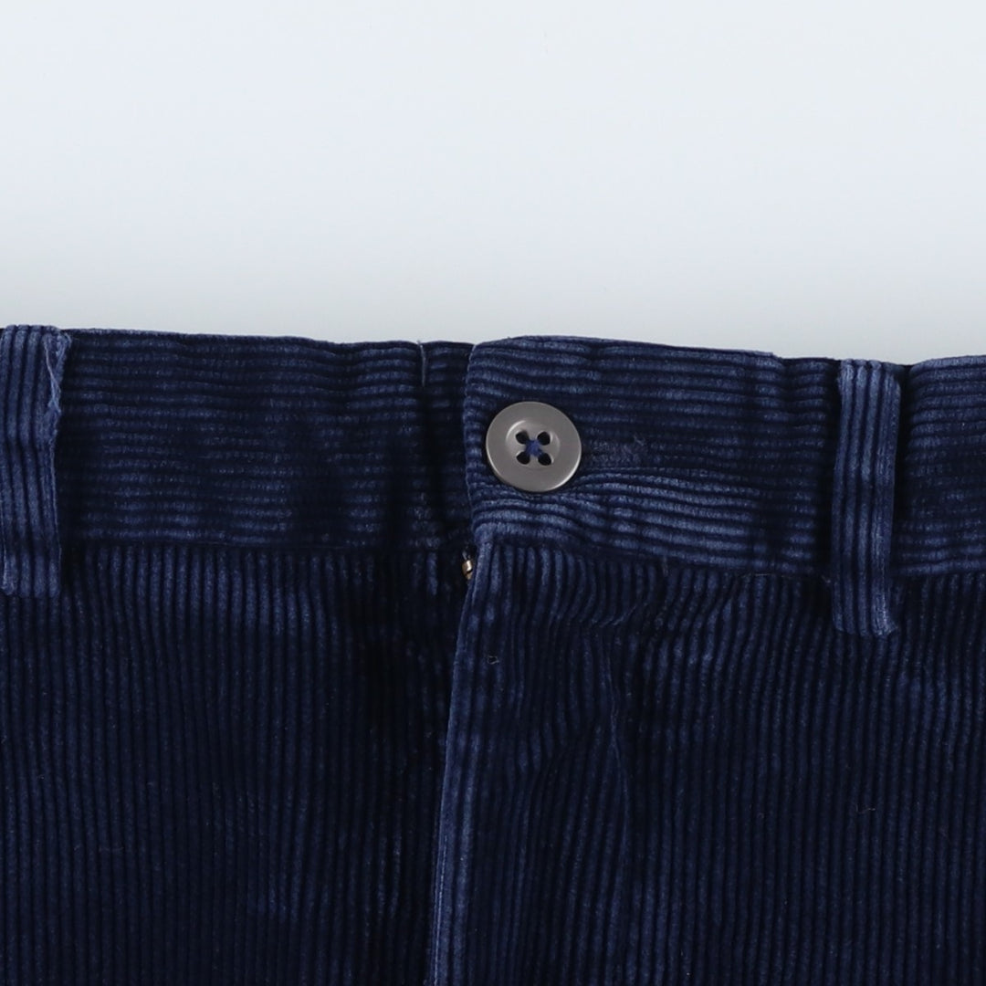 Ralph Lauren Polo by Ralph Lauren Men's Corduroy Pants, Size W34 cotton navy blue type Vintage Second Hand