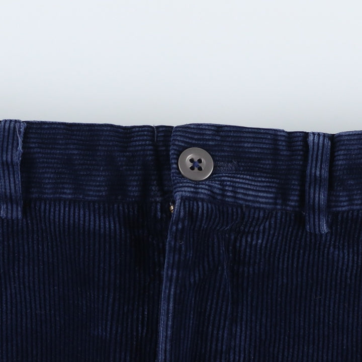 Ralph Lauren Polo by Ralph Lauren Men's Corduroy Pants, Size W34 cotton navy blue type Vintage Second Hand