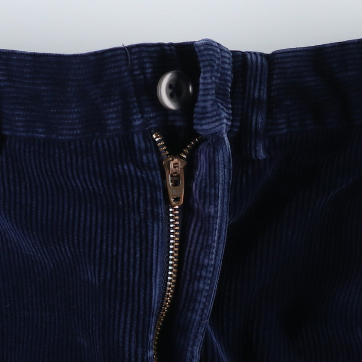 Ralph Lauren Polo by Ralph Lauren Men's Corduroy Pants, Size W34 cotton navy blue type Vintage Second Hand