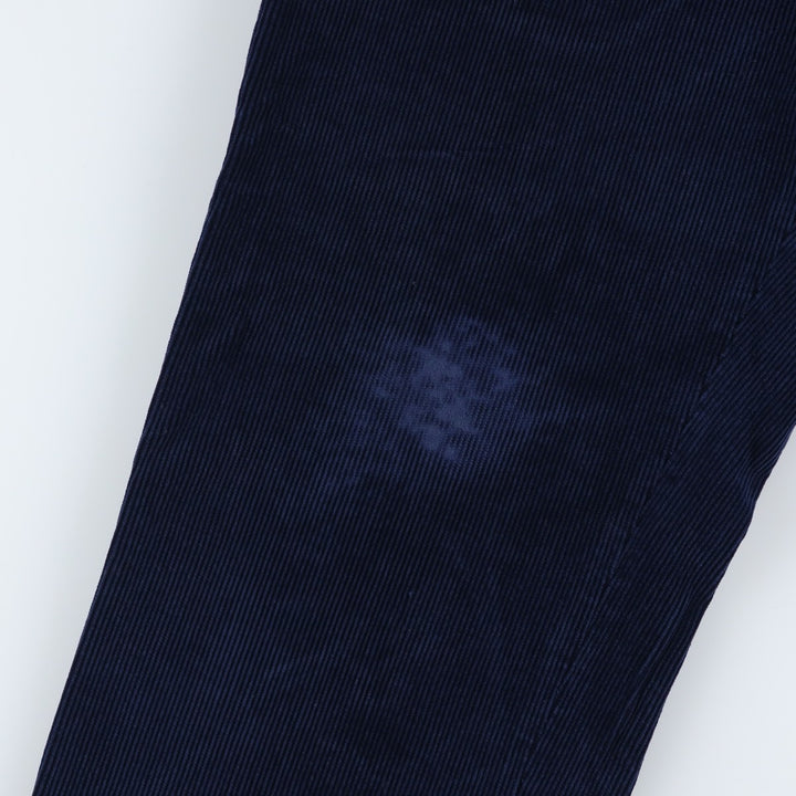 Ralph Lauren Polo by Ralph Lauren Men's Corduroy Pants, Size W34 cotton navy blue type Vintage Second Hand