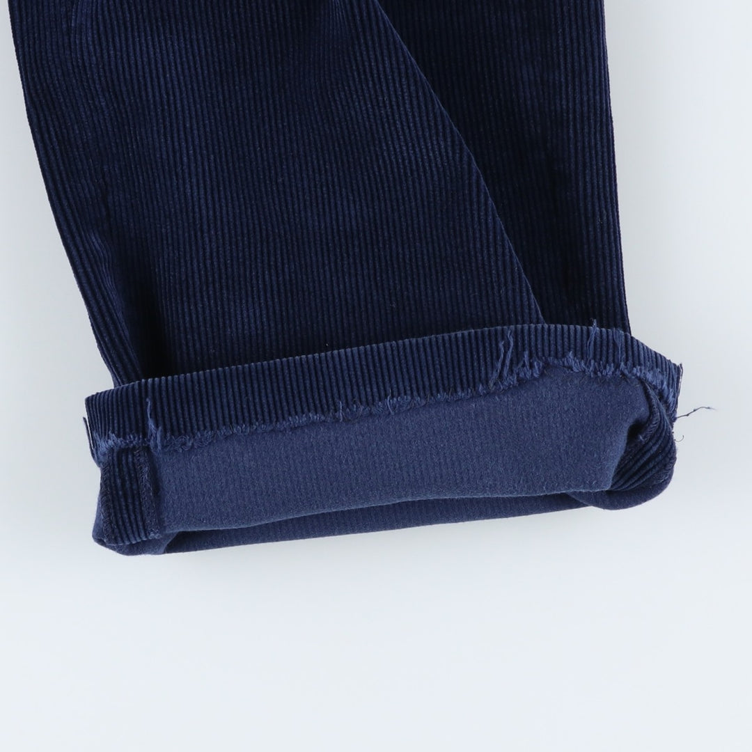 Ralph Lauren Polo by Ralph Lauren Men's Corduroy Pants, Size W34 cotton navy blue type Vintage Second Hand