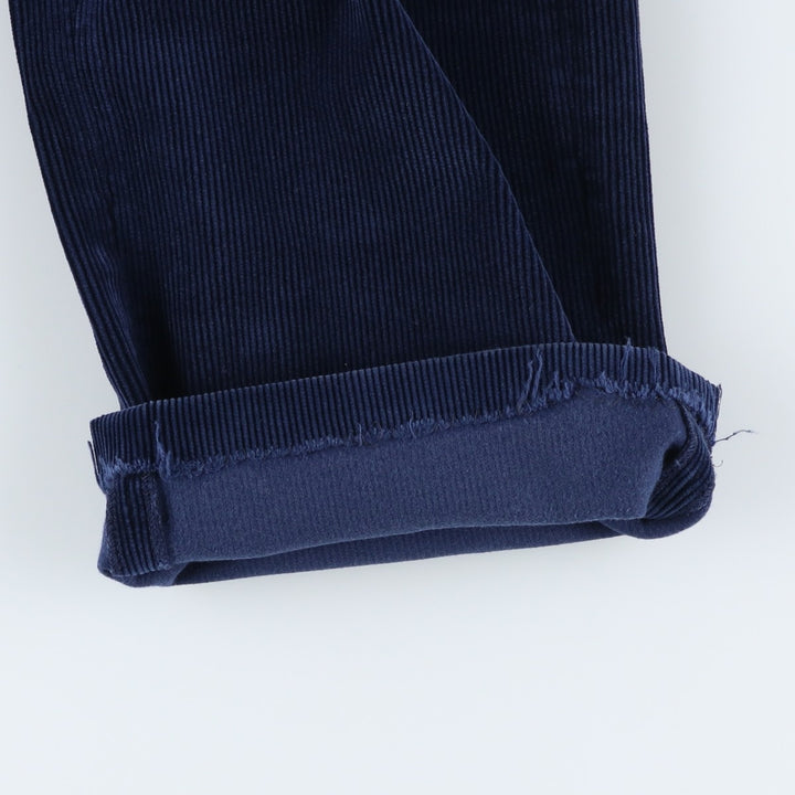 Ralph Lauren Polo by Ralph Lauren Men's Corduroy Pants, Size W34 cotton navy blue type Vintage Second Hand