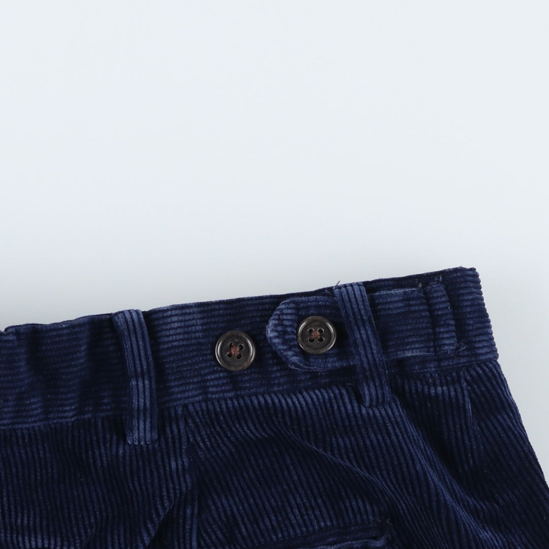 Ralph Lauren Polo by Ralph Lauren Men's Corduroy Pants, Size W34 cotton navy blue type Vintage Second Hand