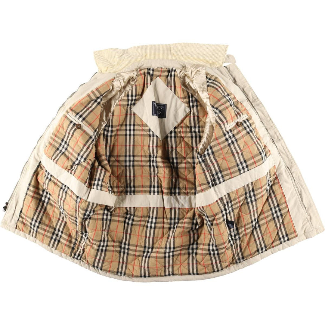 Burberry's London Duck Hunting Jacket, Men's Size L (Special Price) cotton ivory Vintage Second Hand