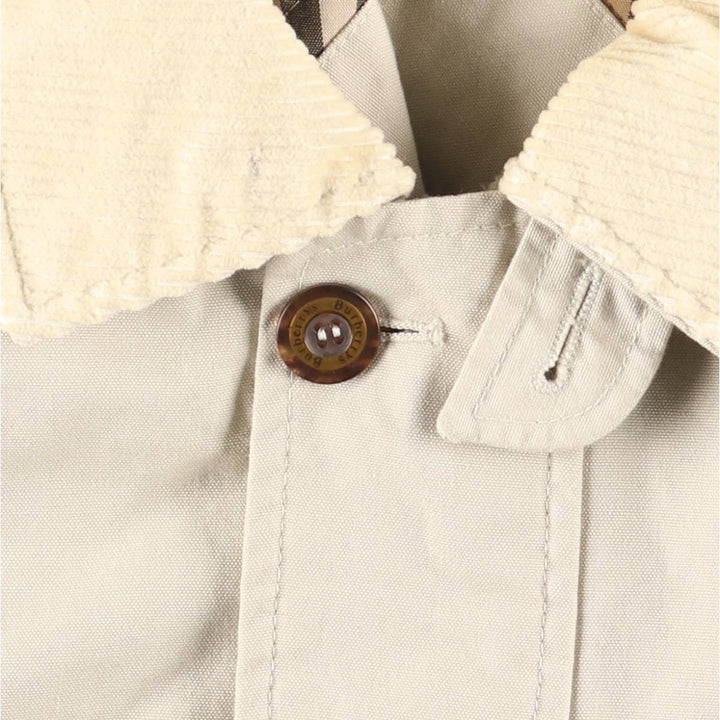 Burberry's London Duck Hunting Jacket, Men's Size L (Special Price) cotton ivory Vintage Second Hand
