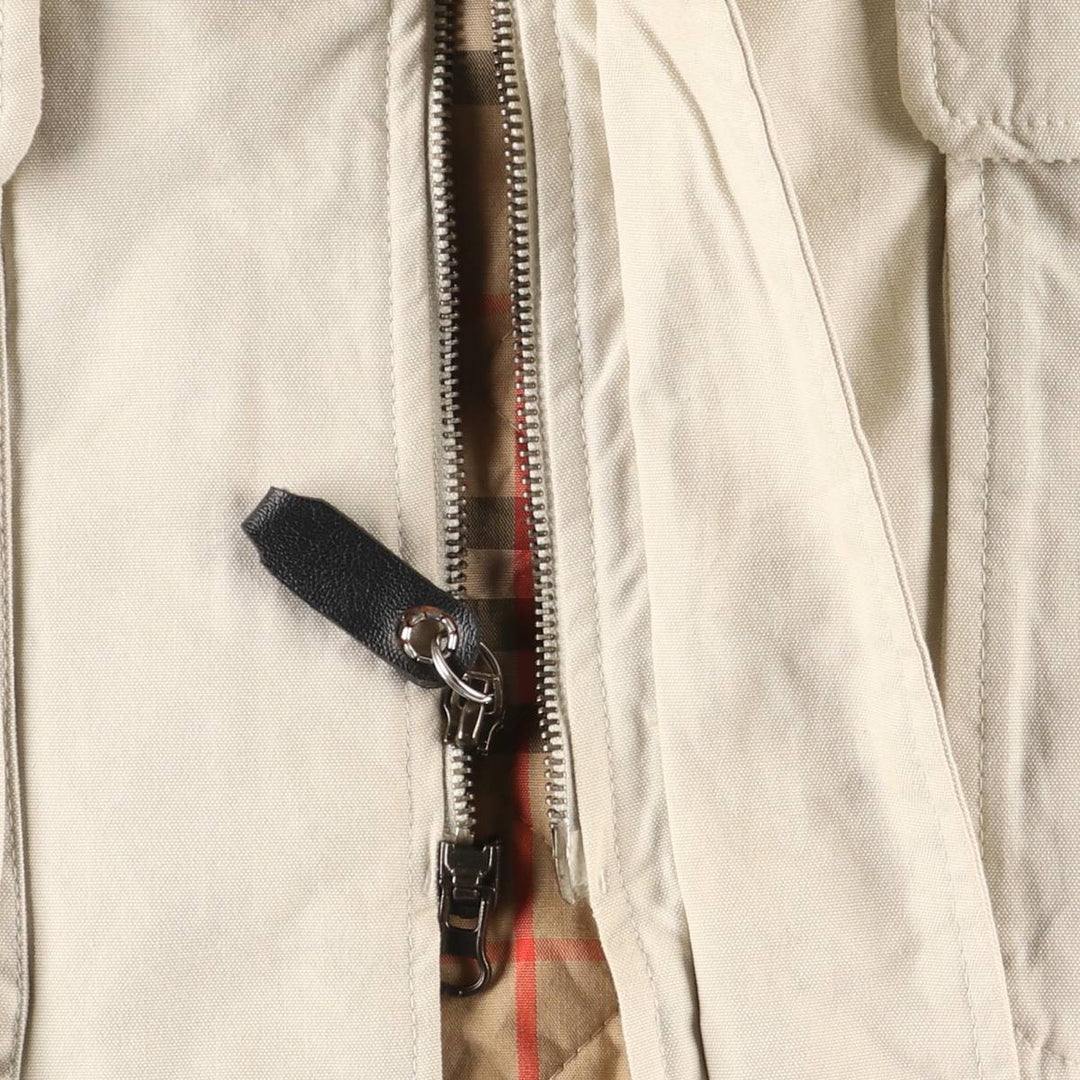 Burberry's London Duck Hunting Jacket, Men's Size L (Special Price) cotton ivory Vintage Second Hand