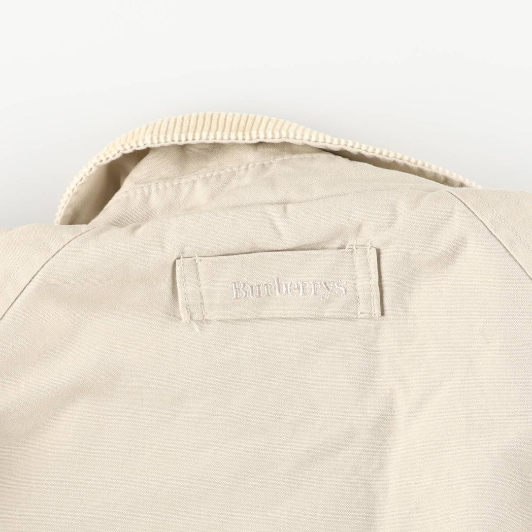 Burberry's London Duck Hunting Jacket, Men's Size L (Special Price) cotton ivory Vintage Second Hand