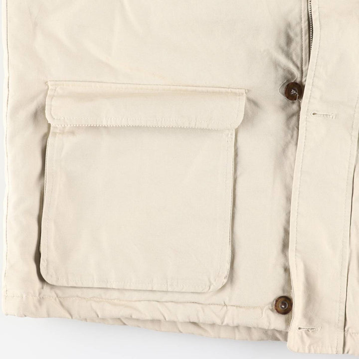 Burberry's London Duck Hunting Jacket, Men's Size L (Special Price) cotton ivory Vintage Second Hand