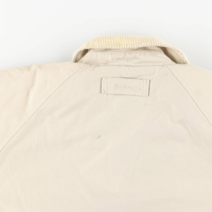 Burberry's London Duck Hunting Jacket, Men's Size L (Special Price) cotton ivory Vintage Second Hand