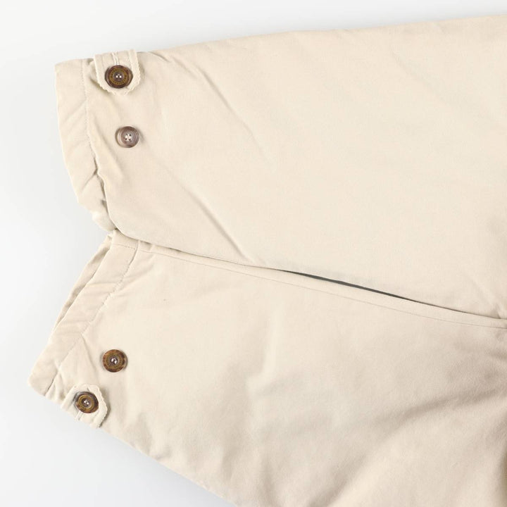 Burberry's London Duck Hunting Jacket, Men's Size L (Special Price) cotton ivory Vintage Second Hand