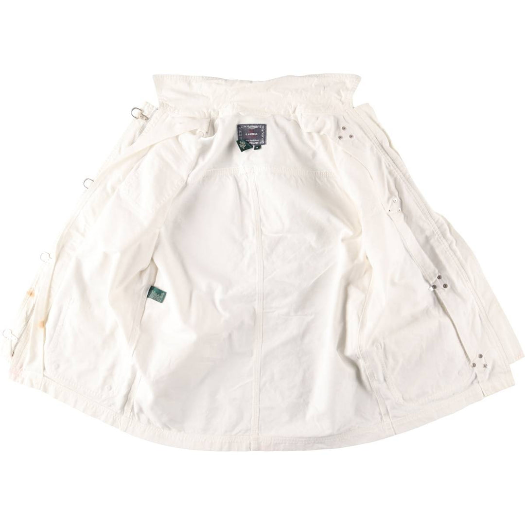 Ralph Lauren LAUREN Fireman Jacket, Women's M size cotton white type Vintage Second Hand