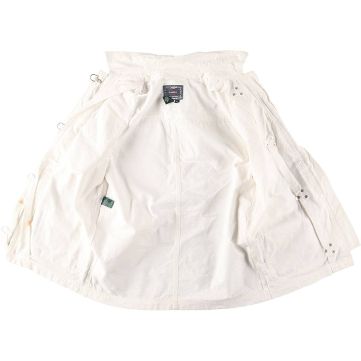 Ralph Lauren LAUREN Fireman Jacket, Women's M size cotton white type Vintage Second Hand