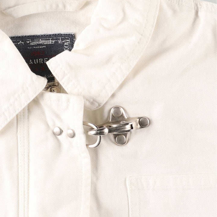 Ralph Lauren LAUREN Fireman Jacket, Women's M size cotton white type Vintage Second Hand