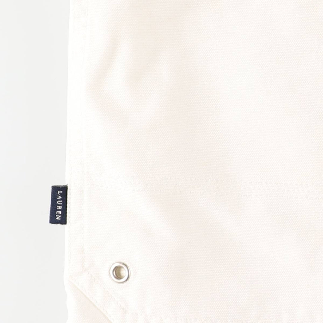 Ralph Lauren LAUREN Fireman Jacket, Women's M size cotton white type Vintage Second Hand