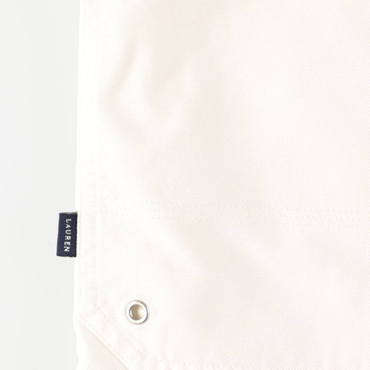 Ralph Lauren LAUREN Fireman Jacket, Women's M size cotton white type Vintage Second Hand