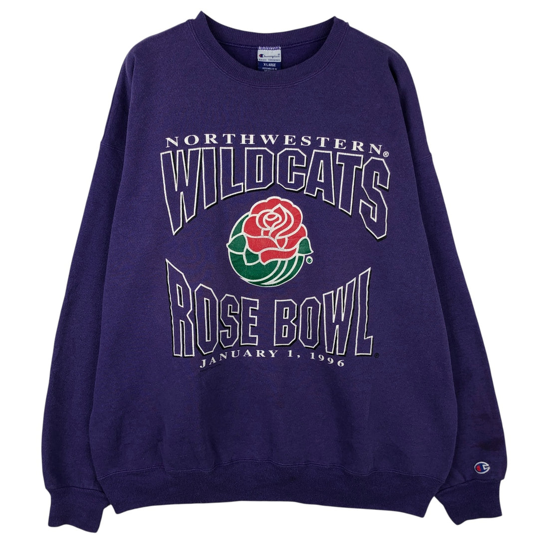 Champion 1996 Rose Bowl College Sweatshirt, Men's, Size XL, Vintage cotton purple type Vintage Second Hand
