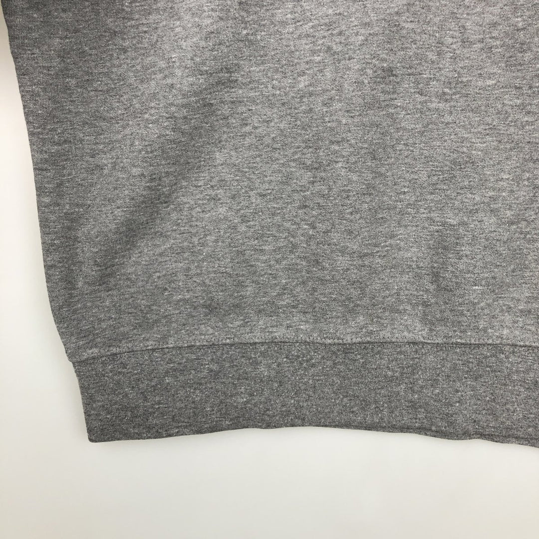 Jansport College Half-Zip Sweatshirt, Men's Size L cotton gray type Vintage Second Hand
