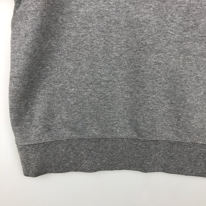 Jansport College Half-Zip Sweatshirt, Men's Size L cotton gray type Vintage Second Hand