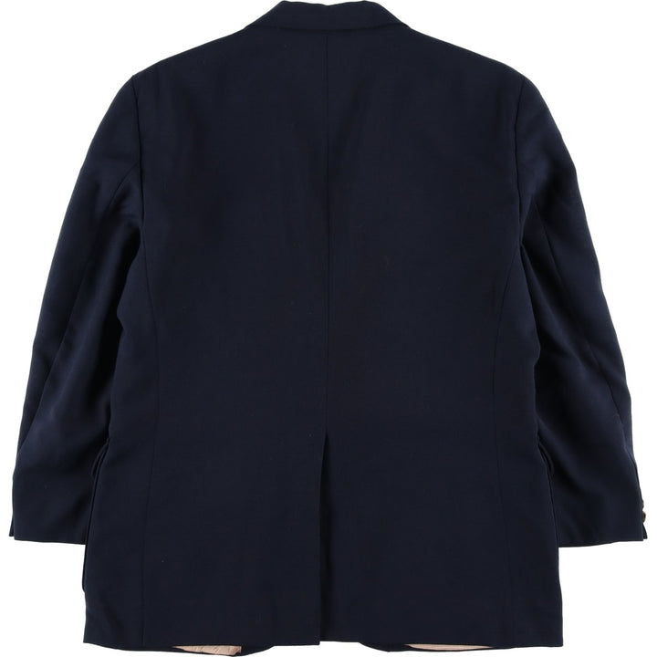 C AND R Clothiers Navy Blazer Tailored Jacket, Made in USA, Men's Size M (approx.) unclear navy blue type Vintage Second Hand