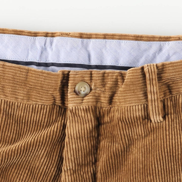 Ralph Lauren POLO RALPH LAUREN CLASSIC FIT corduroy pants, men's size W35 cotton beige type brown Vintage Second Hand
