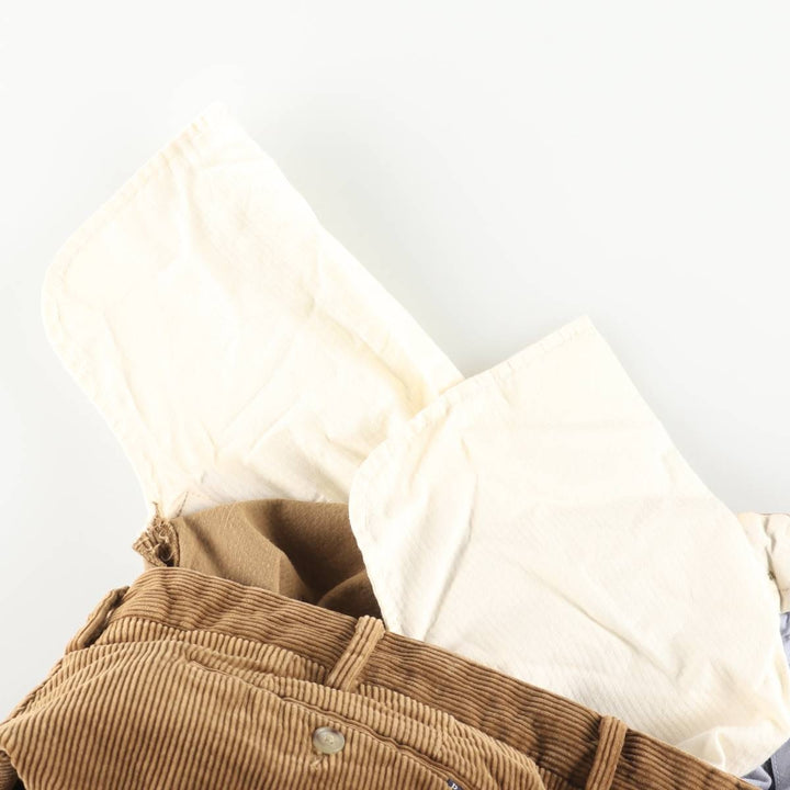 Ralph Lauren POLO RALPH LAUREN CLASSIC FIT corduroy pants, men's size W35 cotton beige type brown Vintage Second Hand