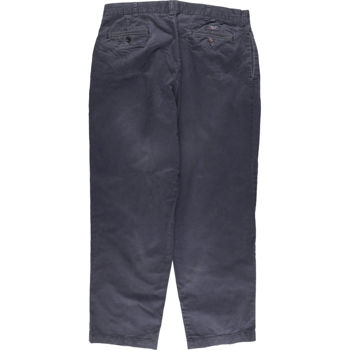 Ralph Lauren POLO by Ralph Lauren ANDREW PANT Two-pleat Chino Pants Men's Size W37 cotton navy blue type Vintage Second Hand
