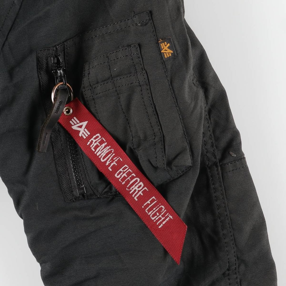 Special Price: Alpha N-3B Type Padded Military Flight Jacket, Men's Size Medium Nylon black type Vintage Second Hand