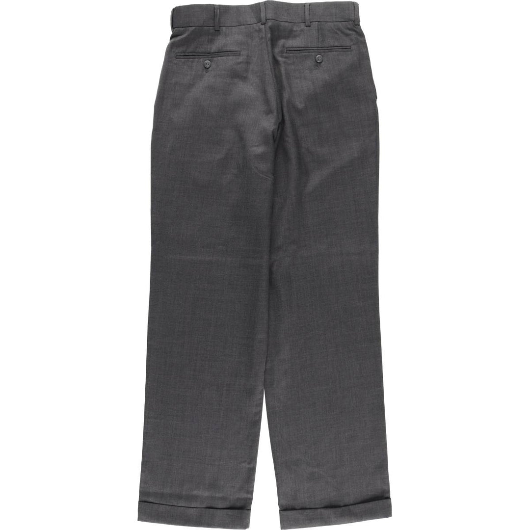 Stafford Two-pleat Slacks, Women's XL (W32) unclear gray type Vintage Second Hand