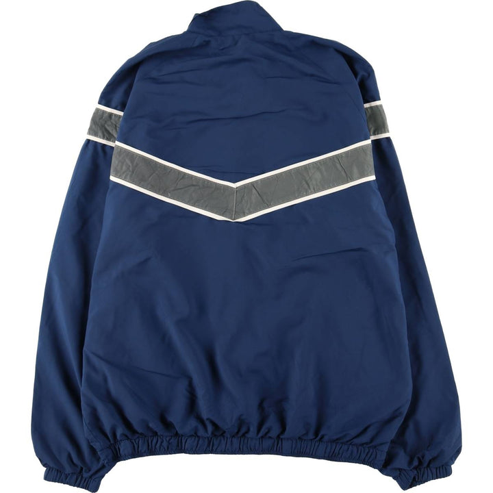 2000'S Civilian PTU Training Jacket, USAIR FORCE Windbreaker, Made in USA, Medium Regular, Men's Size Medium polyester navy blue type Vintage Second Hand