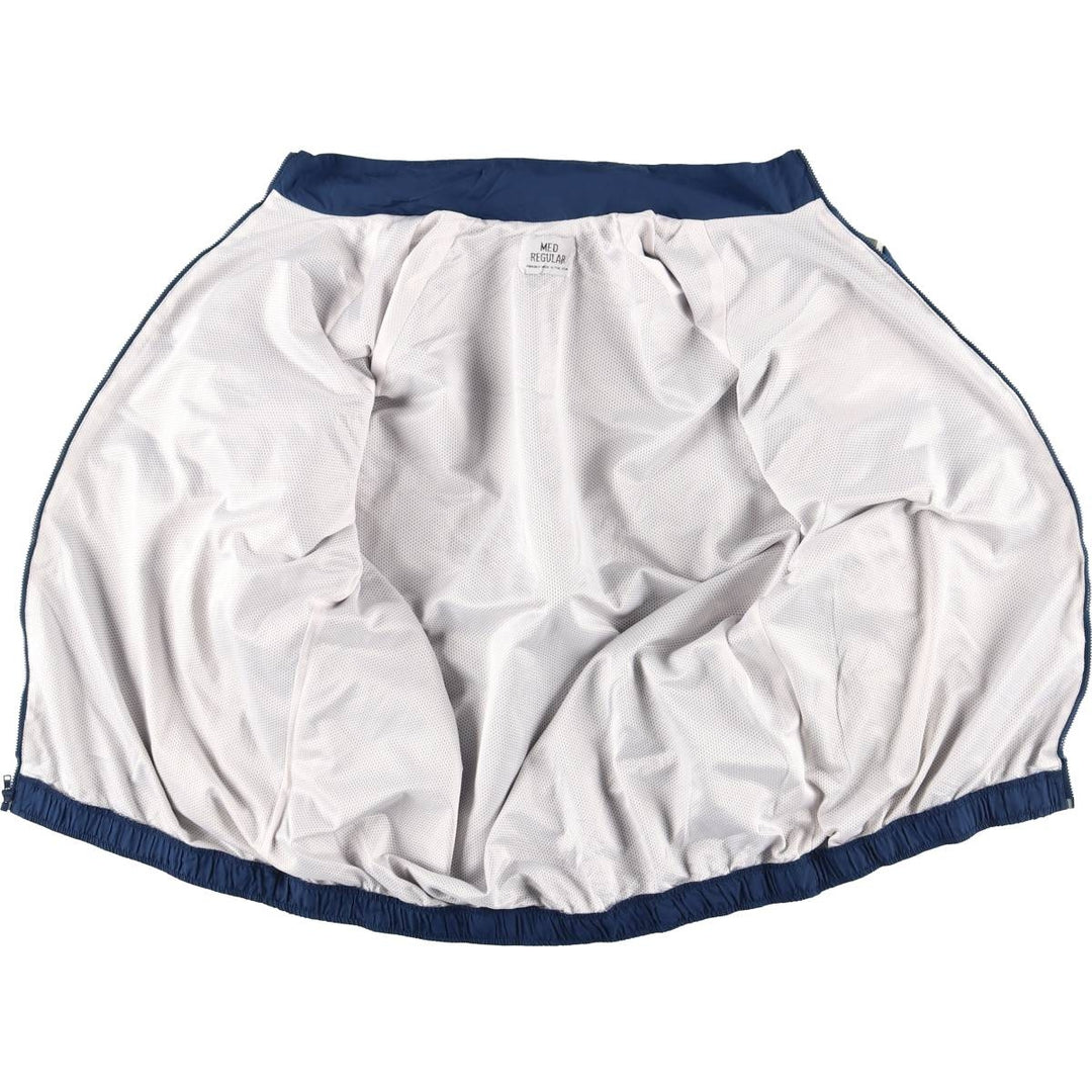 2000'S Civilian PTU Training Jacket, USAIR FORCE Windbreaker, Made in USA, Medium Regular, Men's Size Medium polyester navy blue type Vintage Second Hand