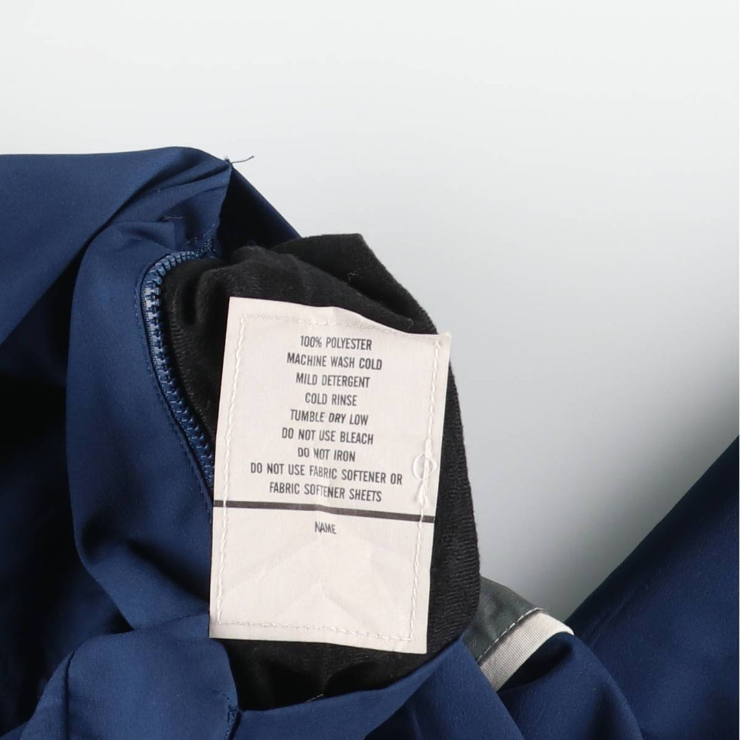 2000'S Civilian PTU Training Jacket, USAIR FORCE Windbreaker, Made in USA, Medium Regular, Men's Size Medium polyester navy blue type Vintage Second Hand