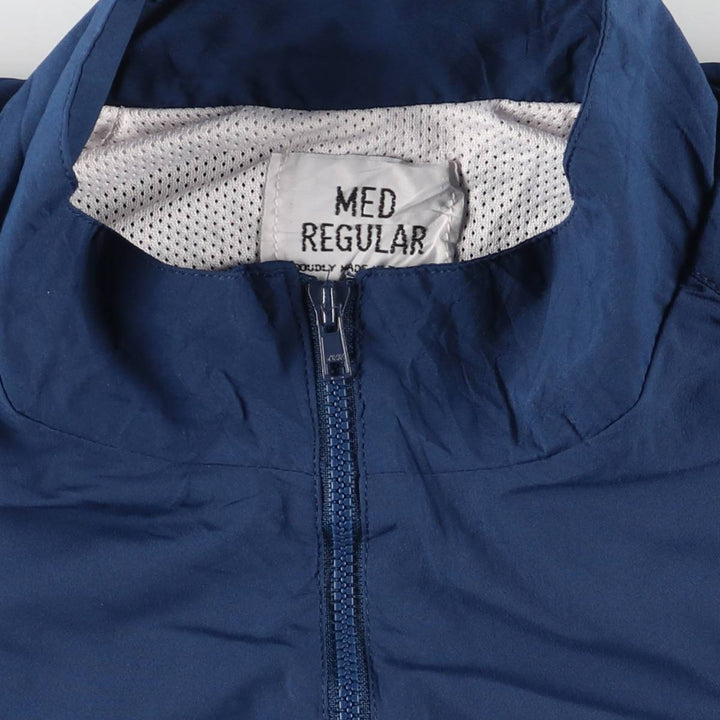 2000'S Civilian PTU Training Jacket, USAIR FORCE Windbreaker, Made in USA, Medium Regular, Men's Size Medium polyester navy blue type Vintage Second Hand